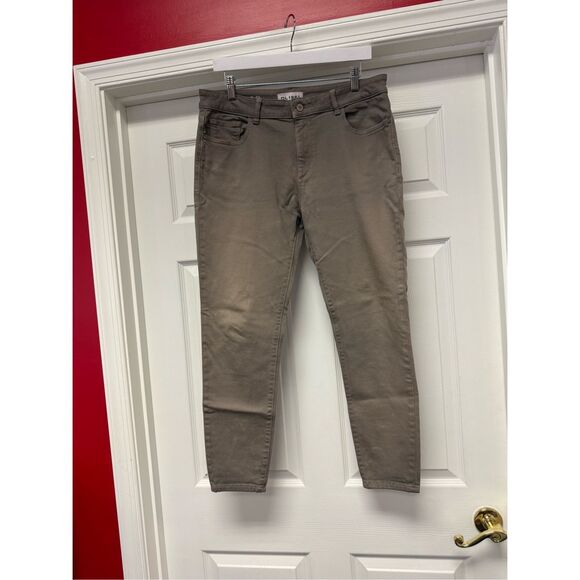 DL1961 Margaux Instasculpt Ankle Skinny Light Brown Jeans sz 32 EUC - Picture 2 of 8